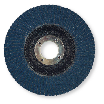 Disque à lamelles zirconium Ø 125mm, support fibres de verre P40